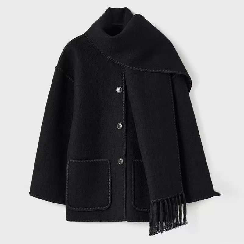 Susi – Comfortable Wool Cape Jacket