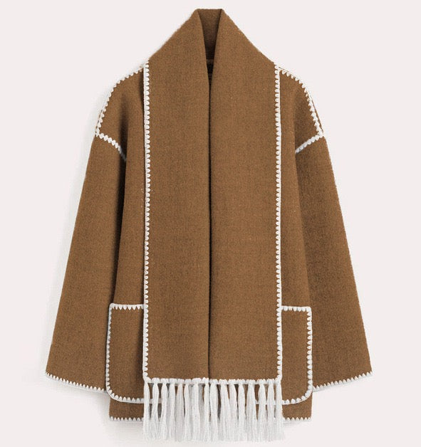 Susi – Comfortable Wool Cape Jacket