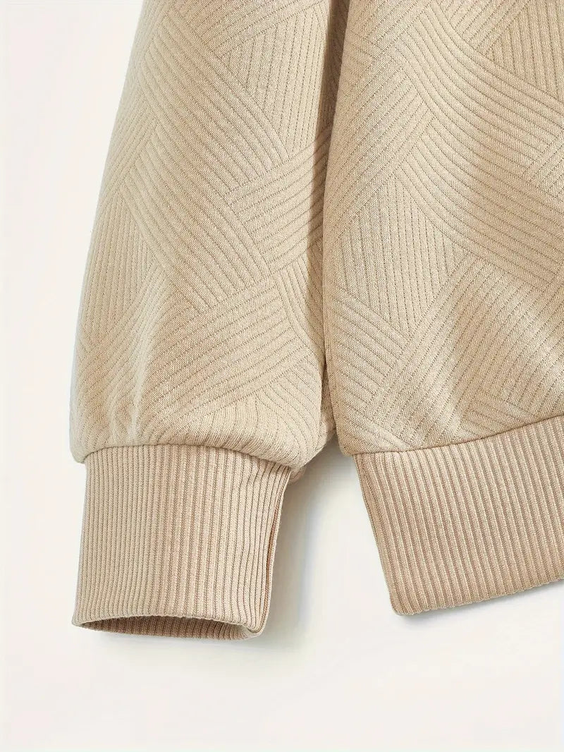 Baldrick – Geometric Design Vintage Zip-Up Sweater