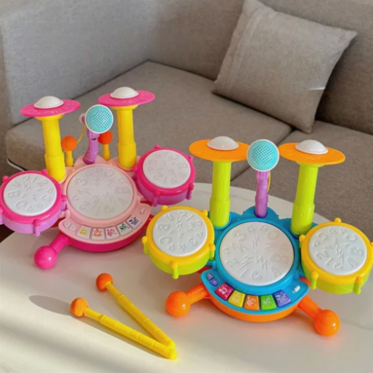 Kids Drumset™ - Kleintjes beginnen - Speelgoed Drumstel