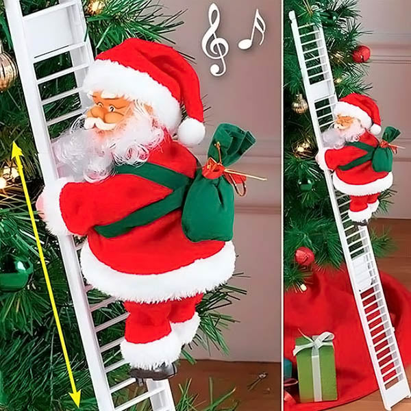 ClimbingLadder - Le Père Noël monte l'échelle