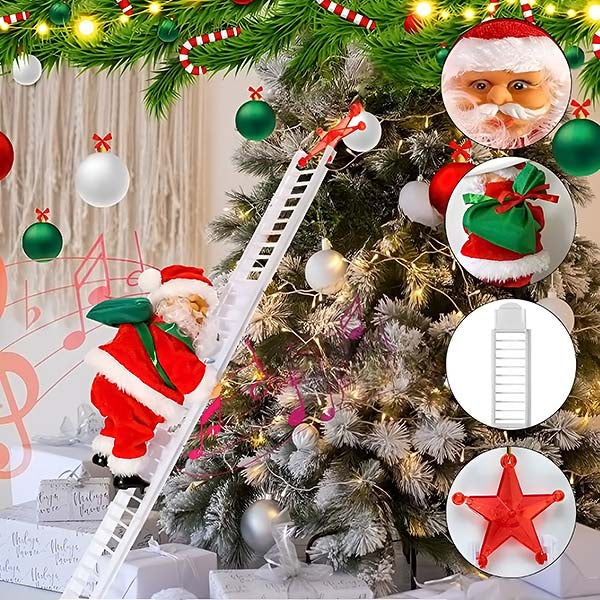 ClimbingLadder - Le Père Noël monte l'échelle
