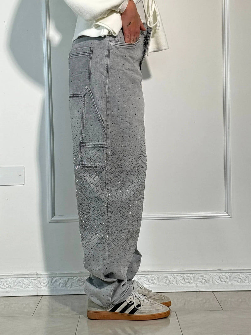 Zella – Paillettenbesetzte und Maßgeschneiderte Carpenter Jeans