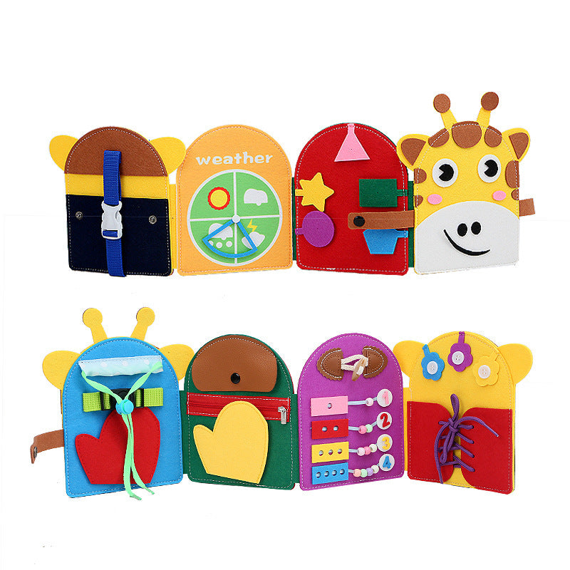 Montessori Giraffe Busy Book