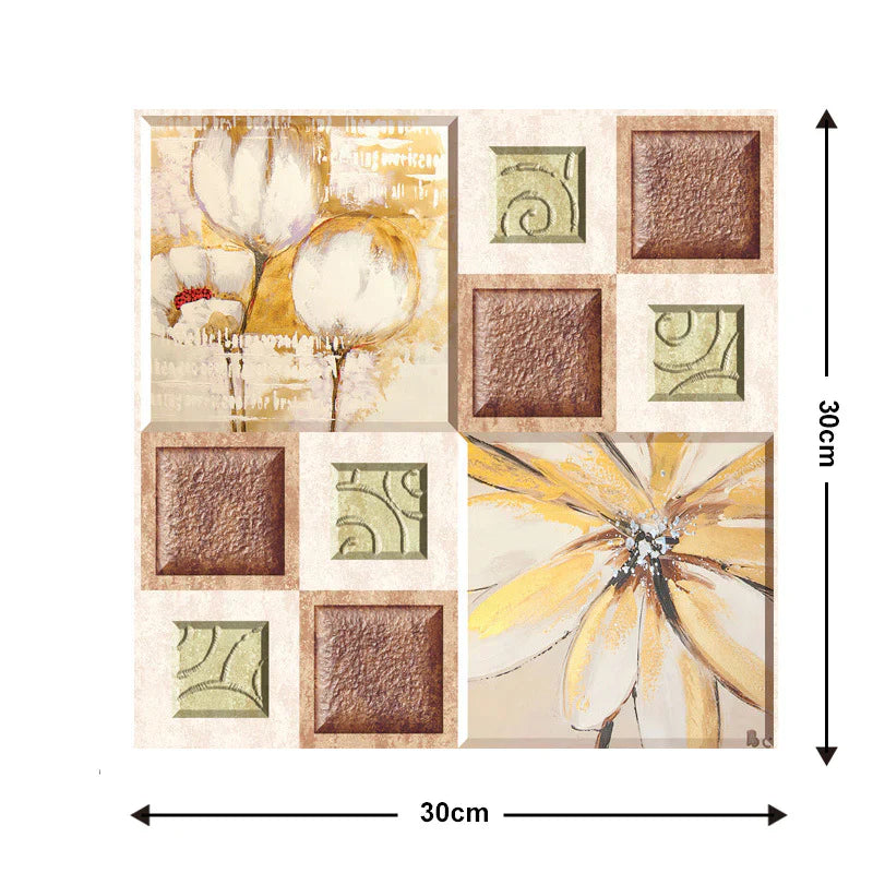 3D Wall Tiles for Peeling and Sticking