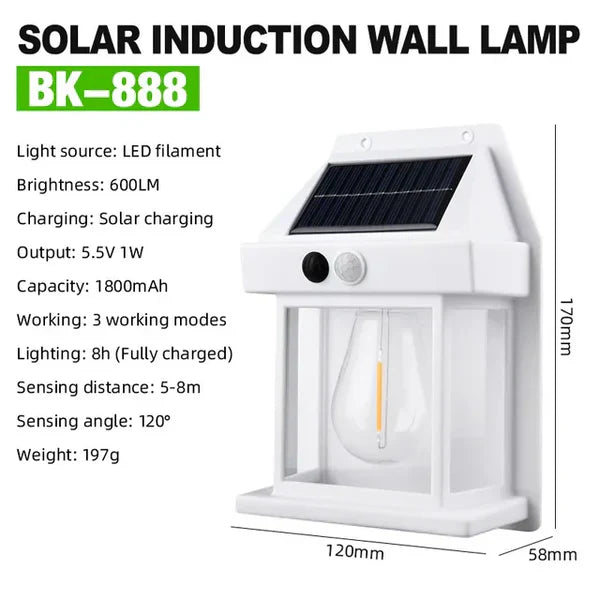 Sustainable Solar Wall Lamp - Solaris