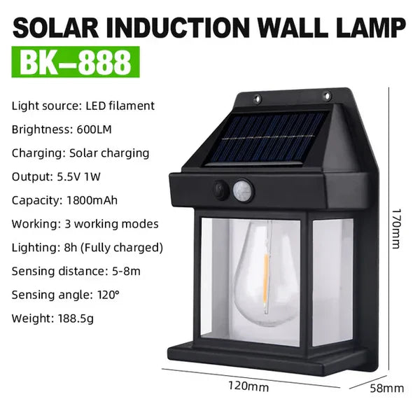 Sustainable Solar Wall Lamp - Solaris