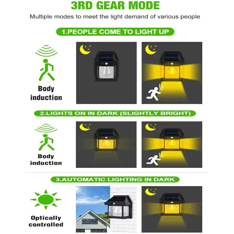 Sustainable Solar Wall Lamp - Solaris