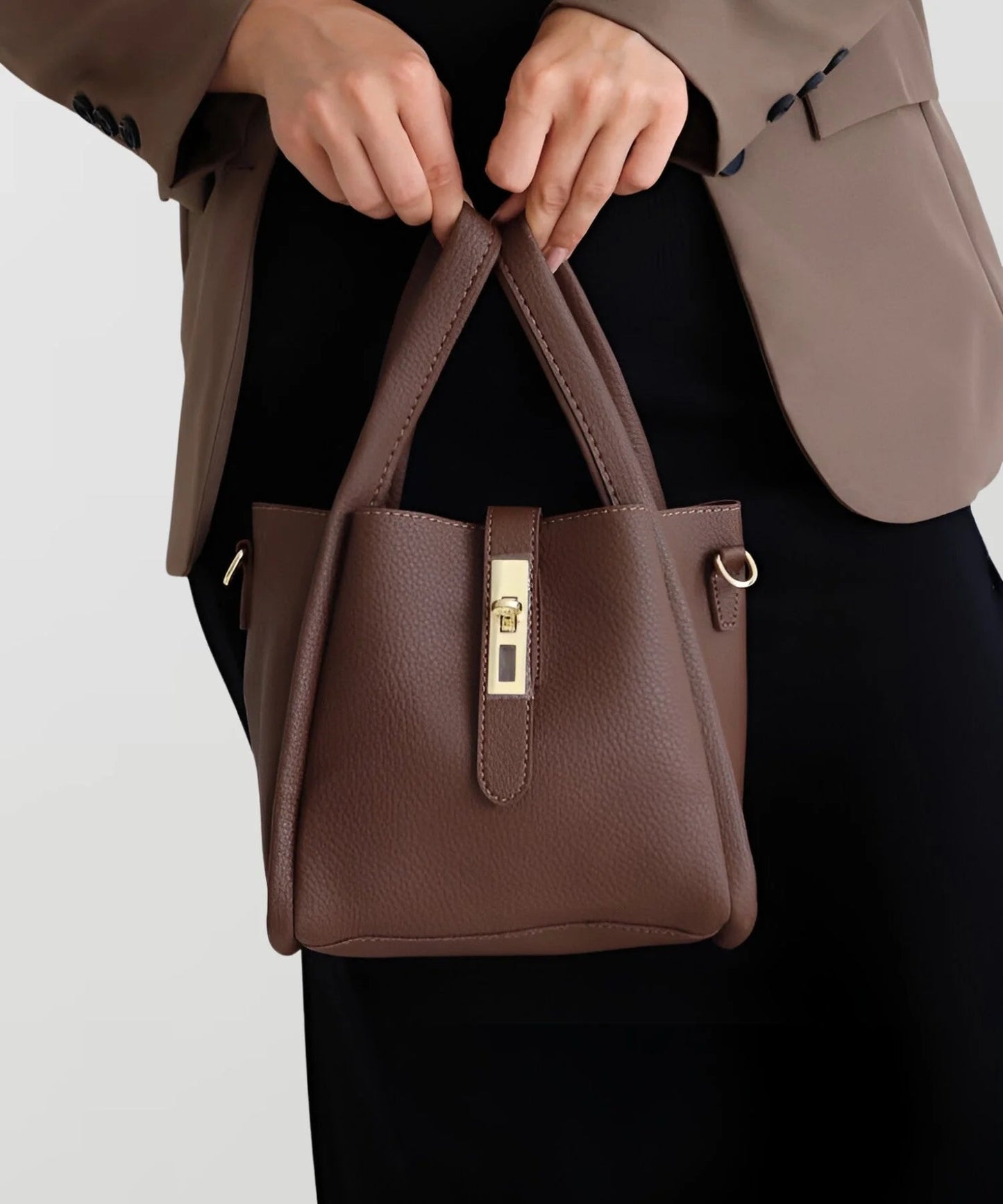 Kenya – Leather Shoulder Bag with Inner Pocket
