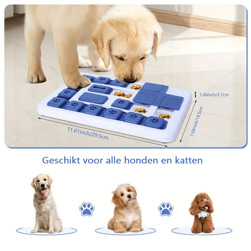 PuzzPaws™ | Slow Feeder Bowl & Puzzle