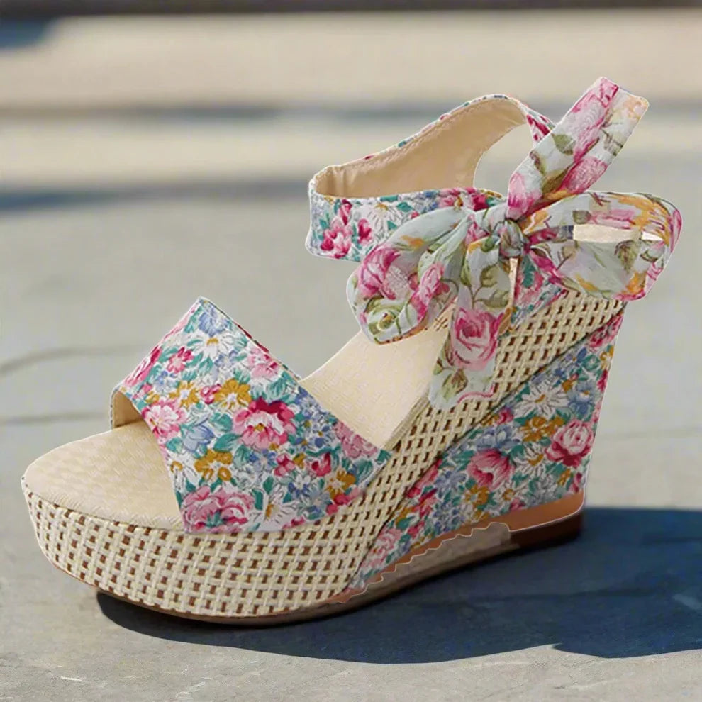 Flora Marina - Plattform Sandalen (Super Bequem)