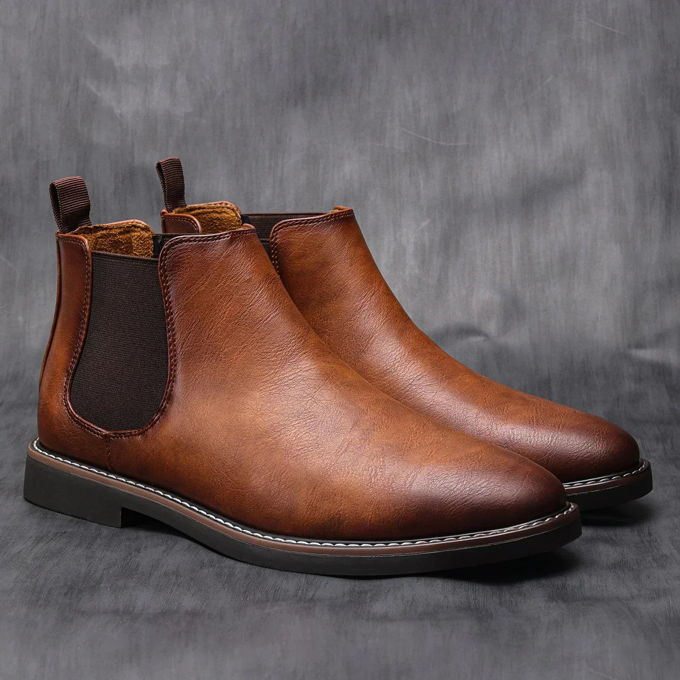 Gianluca Shiny Leather Boots