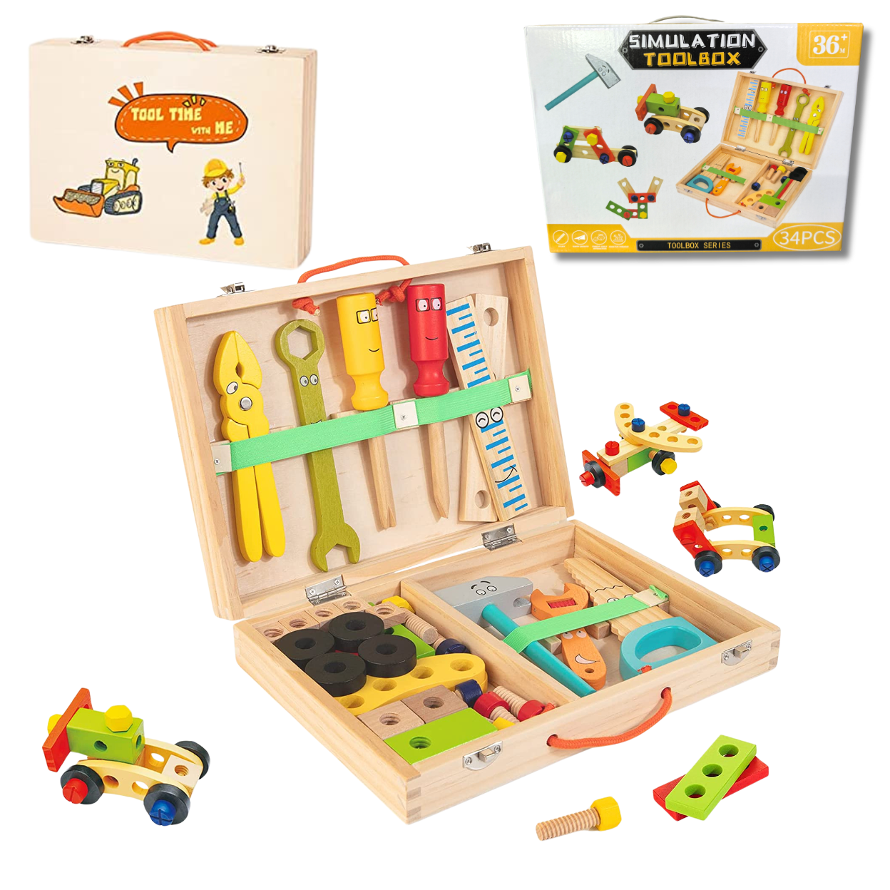 Montessori Træværktøjssæt