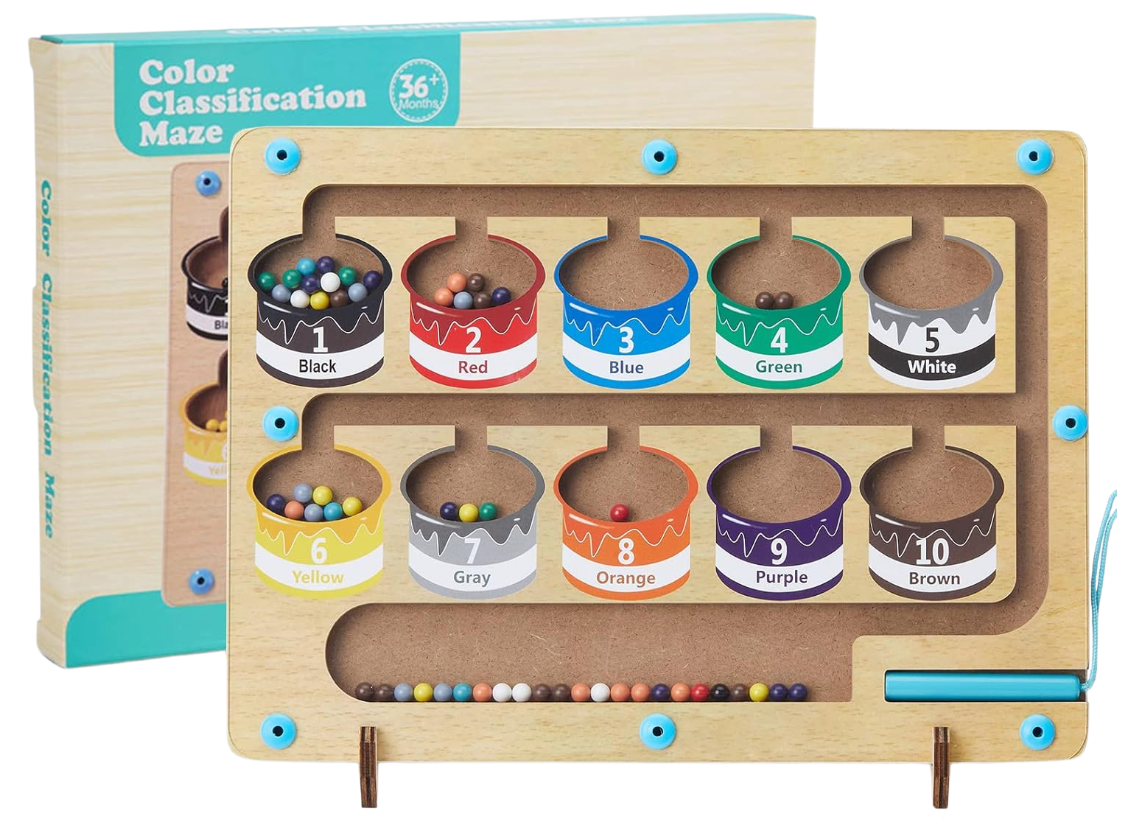 Colour and Number Magnetic Board