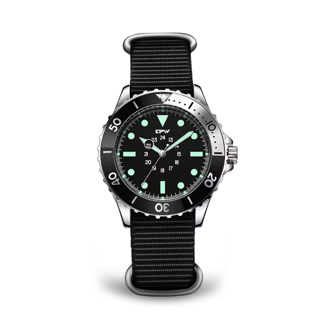 Waterdichte Tactische Veldhorloge in Duikerstijl