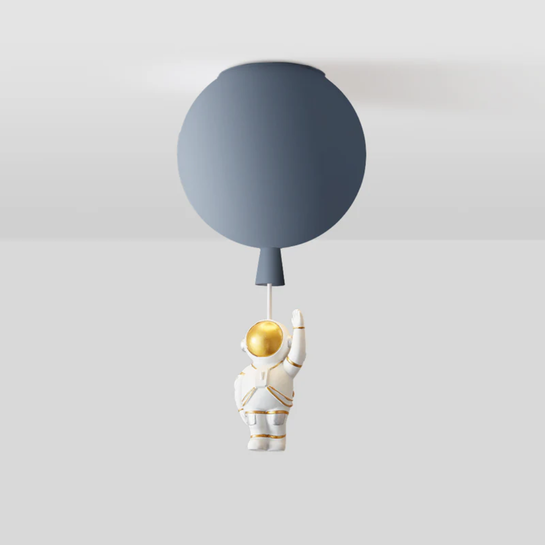Lampada da soffitto LED per camera dei bambini Trendy Moon/Astronaut - CosmoGlow