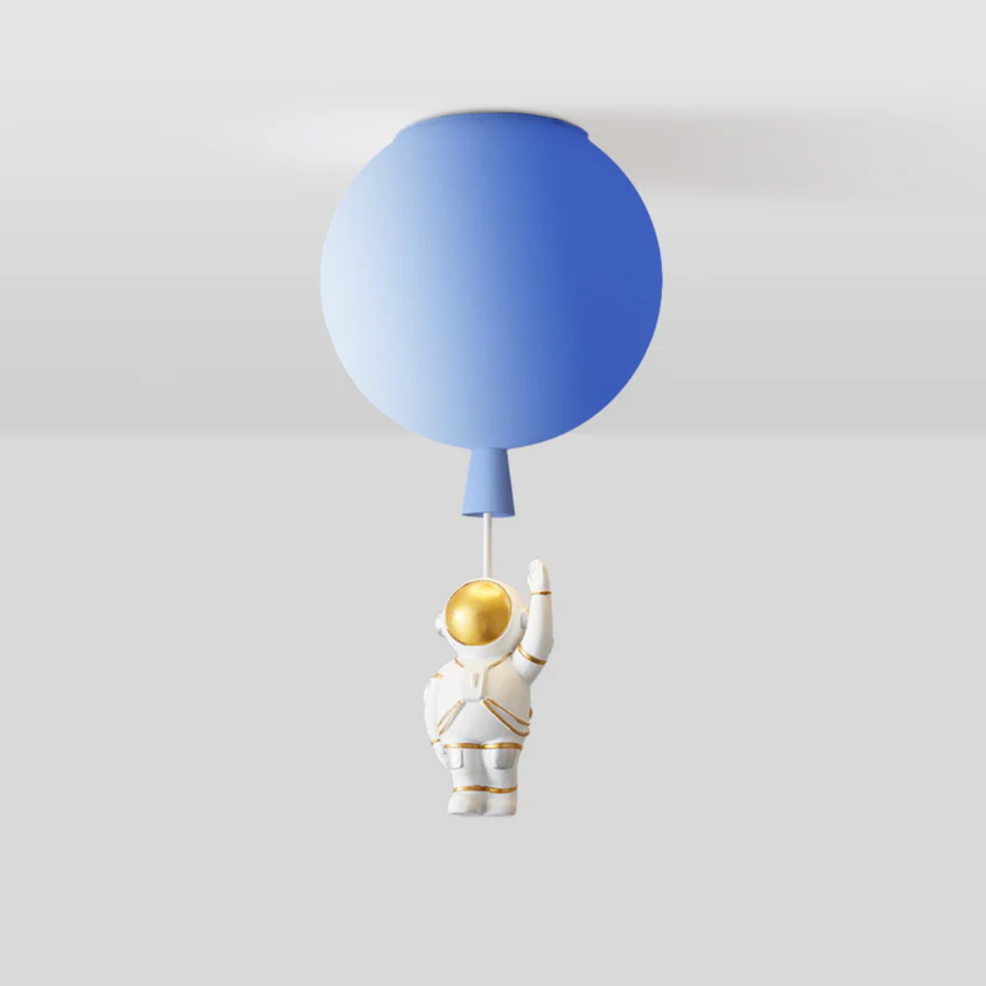 Lampada da soffitto LED per camera dei bambini Trendy Moon/Astronaut - CosmoGlow