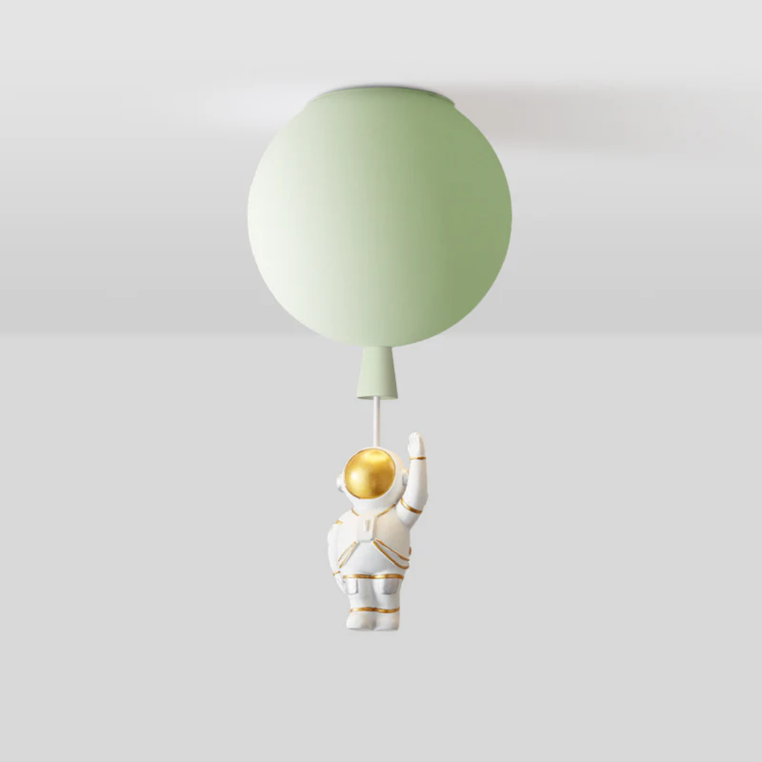 Lampada da soffitto LED per camera dei bambini Trendy Moon/Astronaut - CosmoGlow