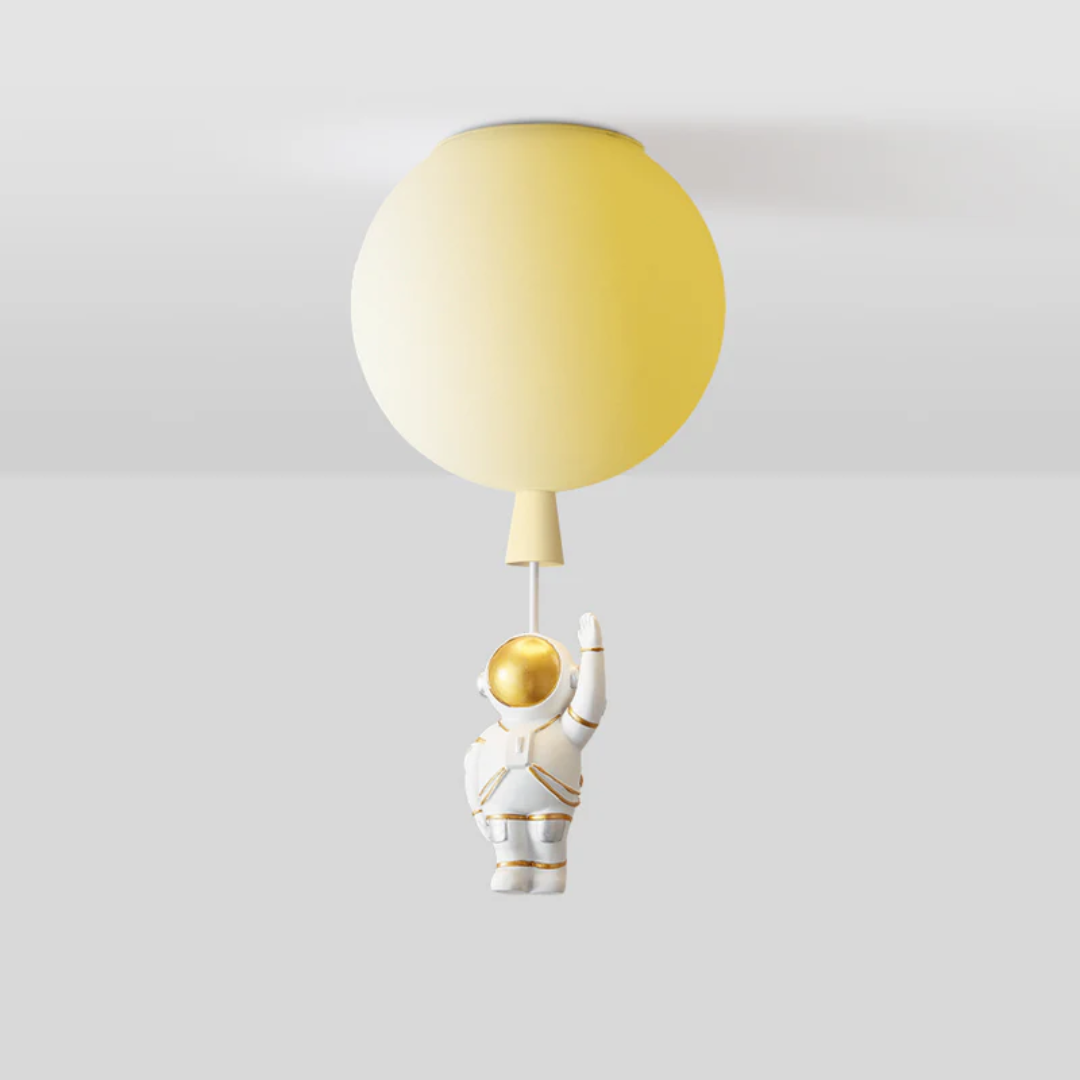 Lampada da soffitto LED per camera dei bambini Trendy Moon/Astronaut - CosmoGlow