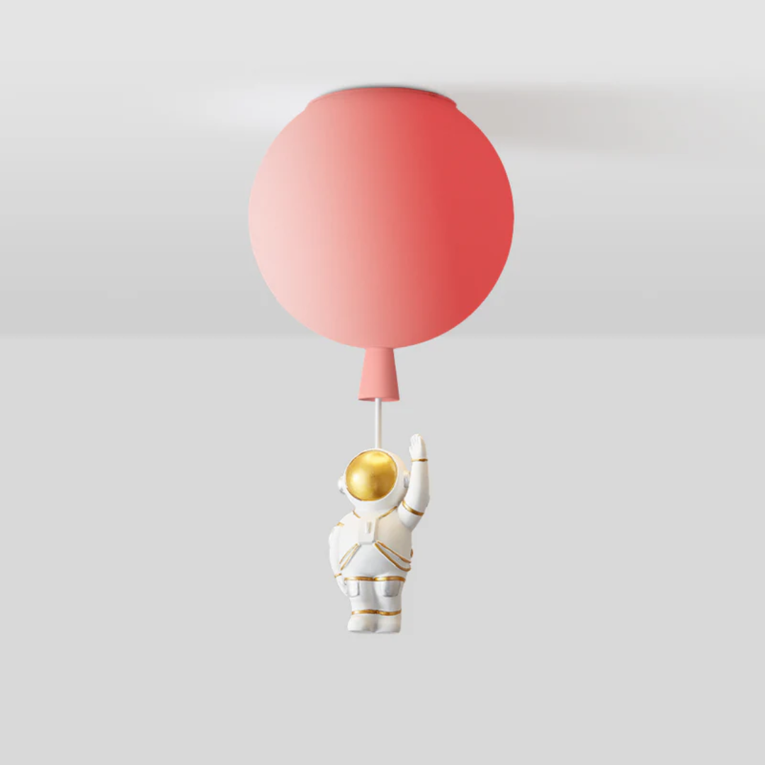 Lampada da soffitto LED per camera dei bambini Trendy Moon/Astronaut - CosmoGlow