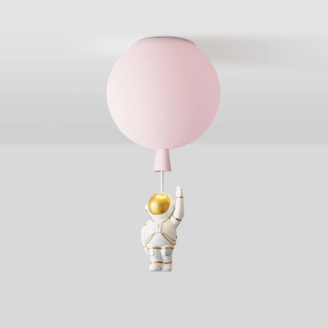 Lampada da soffitto LED per camera dei bambini Trendy Moon/Astronaut - CosmoGlow