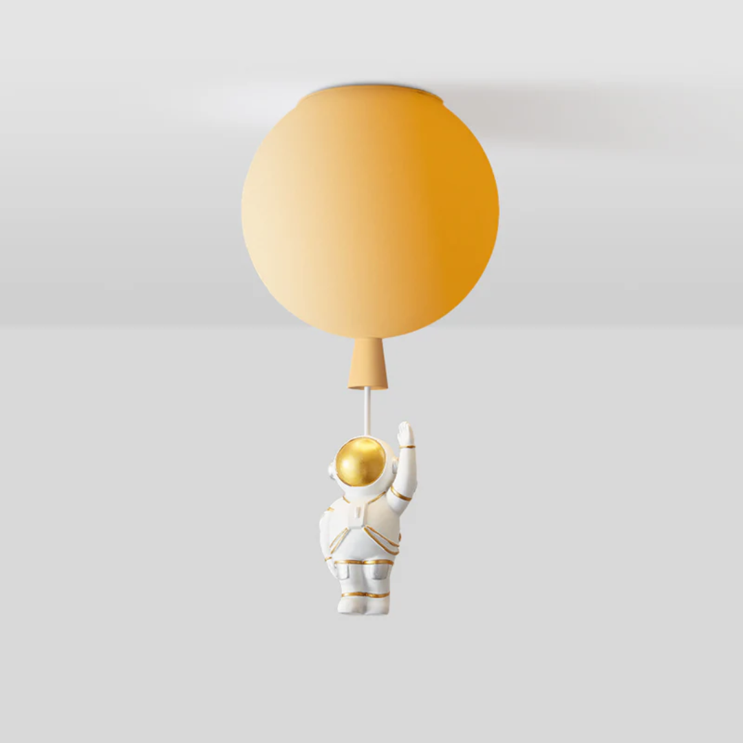 Lampada da soffitto LED per camera dei bambini Trendy Moon/Astronaut - CosmoGlow