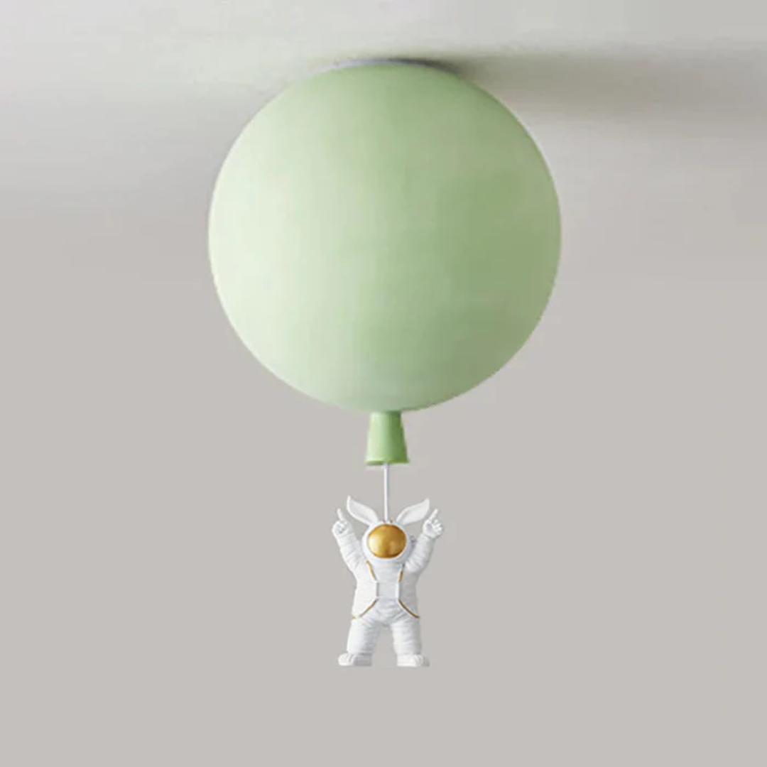 Lampada da soffitto LED per camera dei bambini Trendy Moon/Astronaut - CosmoGlow