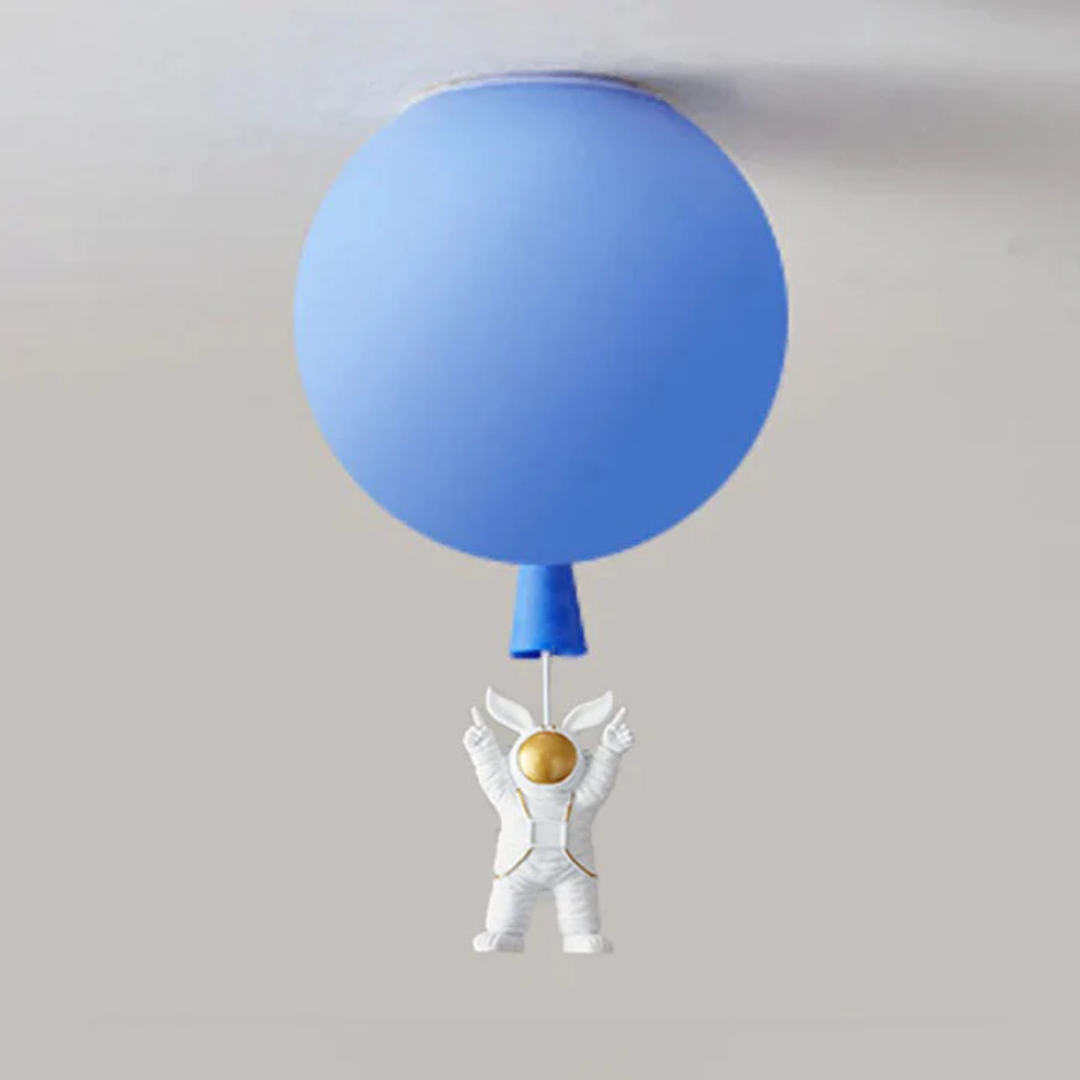 Lampada da soffitto LED per camera dei bambini Trendy Moon/Astronaut - CosmoGlow