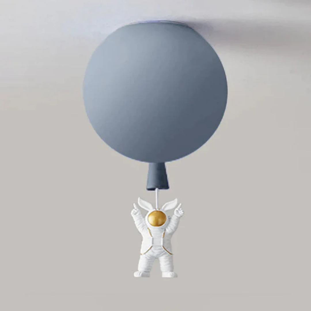 Lampada da soffitto LED per camera dei bambini Trendy Moon/Astronaut - CosmoGlow