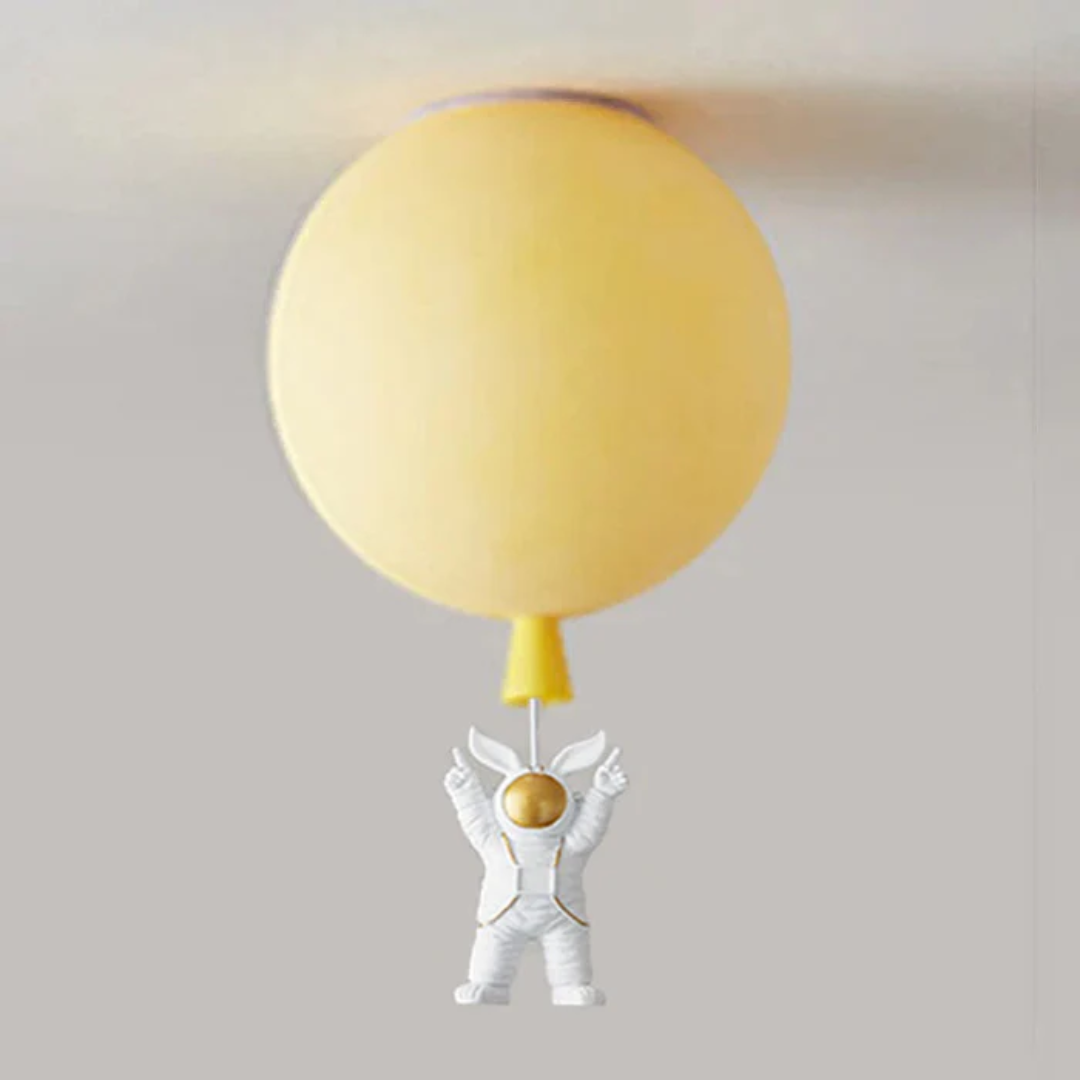 Lampada da soffitto LED per camera dei bambini Trendy Moon/Astronaut - CosmoGlow
