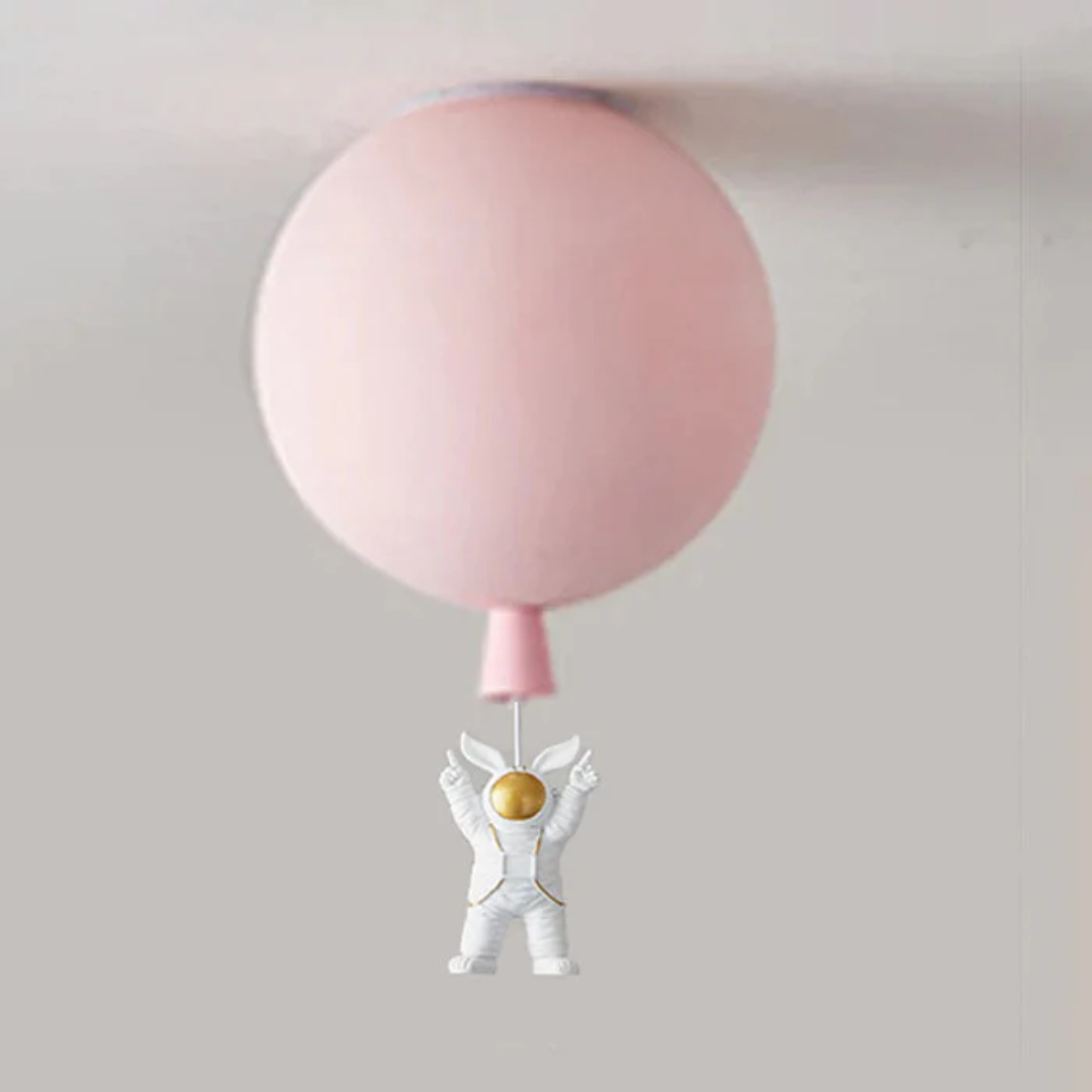 Lampada da soffitto LED per camera dei bambini Trendy Moon/Astronaut - CosmoGlow