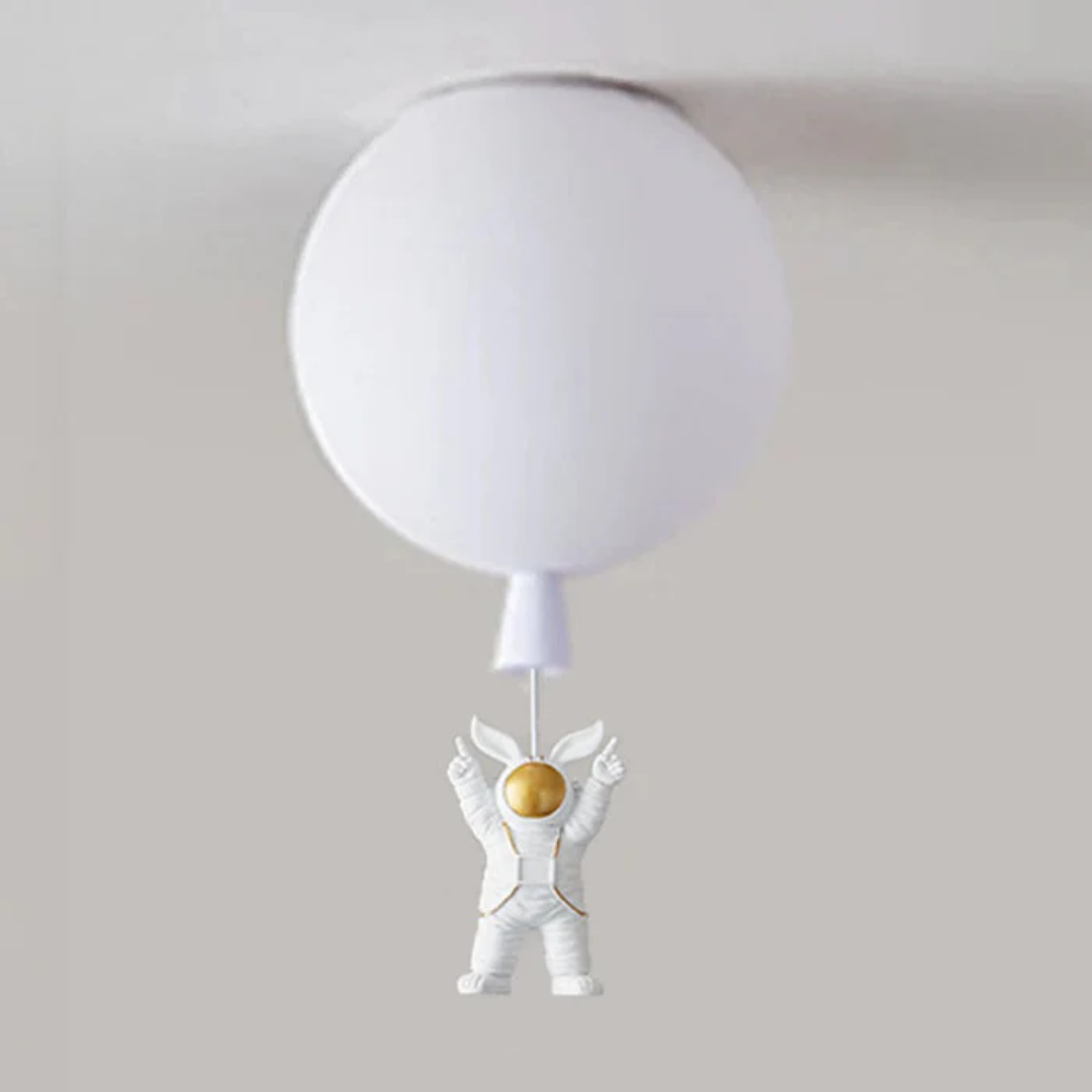 Lampada da soffitto LED per camera dei bambini Trendy Moon/Astronaut - CosmoGlow