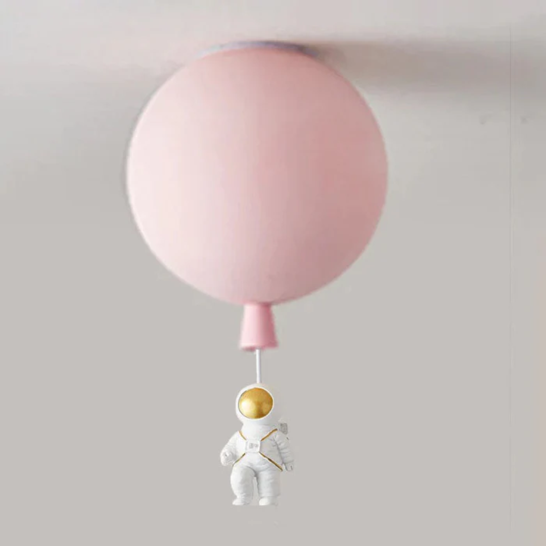 Lampada da soffitto LED per camera dei bambini Trendy Moon/Astronaut - CosmoGlow