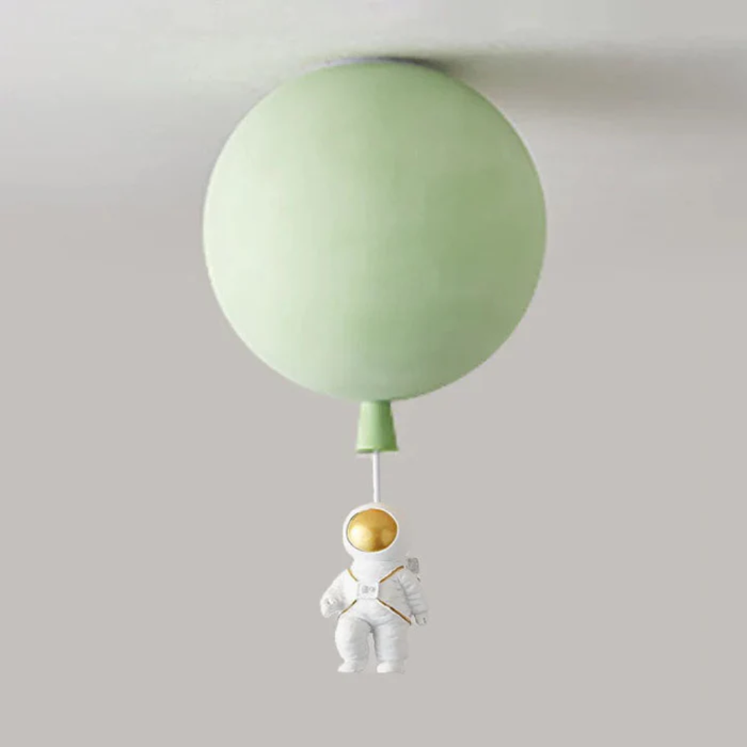 Lampada da soffitto LED per camera dei bambini Trendy Moon/Astronaut - CosmoGlow