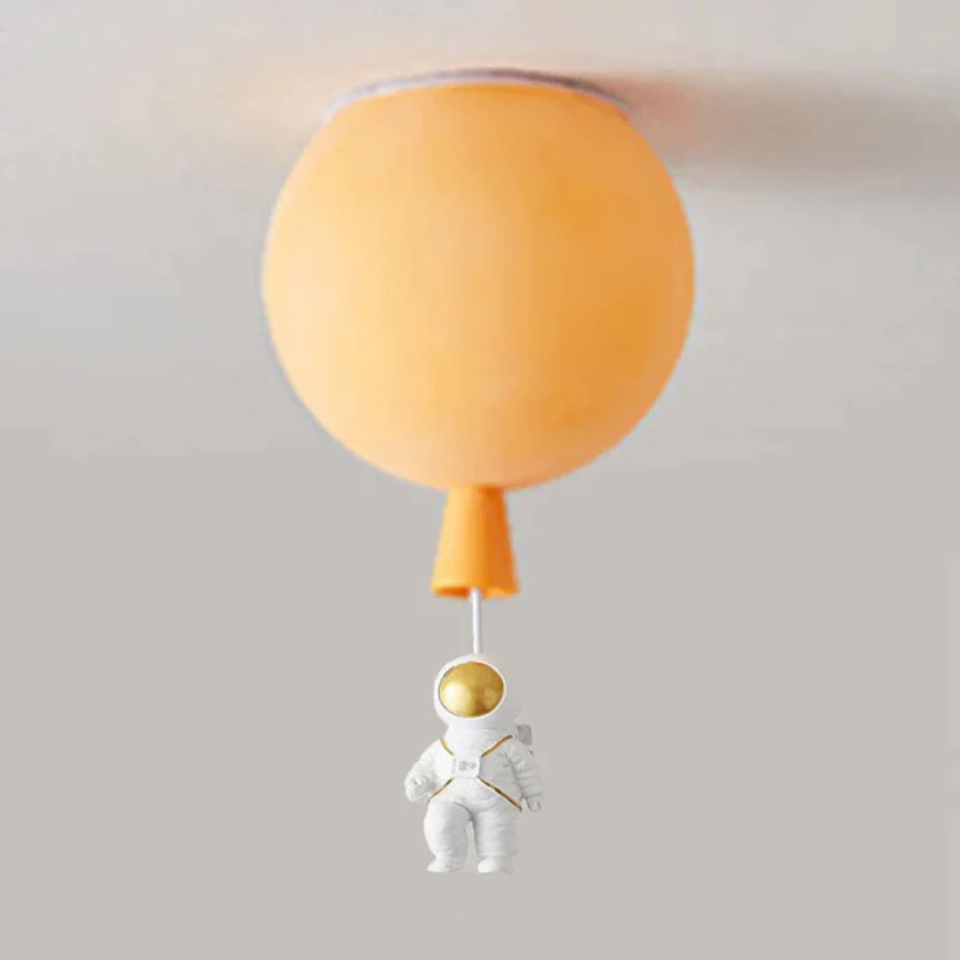 Lampada da soffitto LED per camera dei bambini Trendy Moon/Astronaut - CosmoGlow
