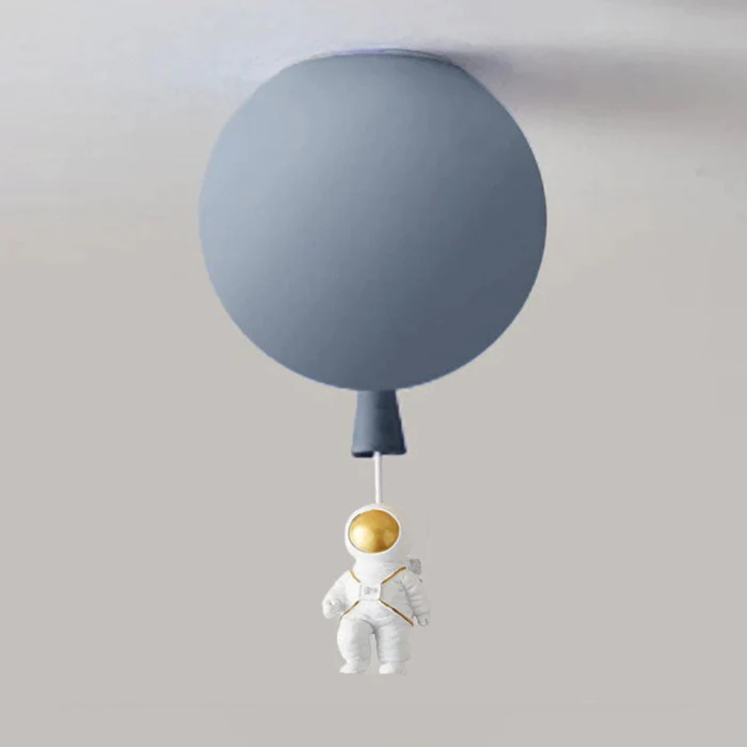 Lampada da soffitto LED per camera dei bambini Trendy Moon/Astronaut - CosmoGlow