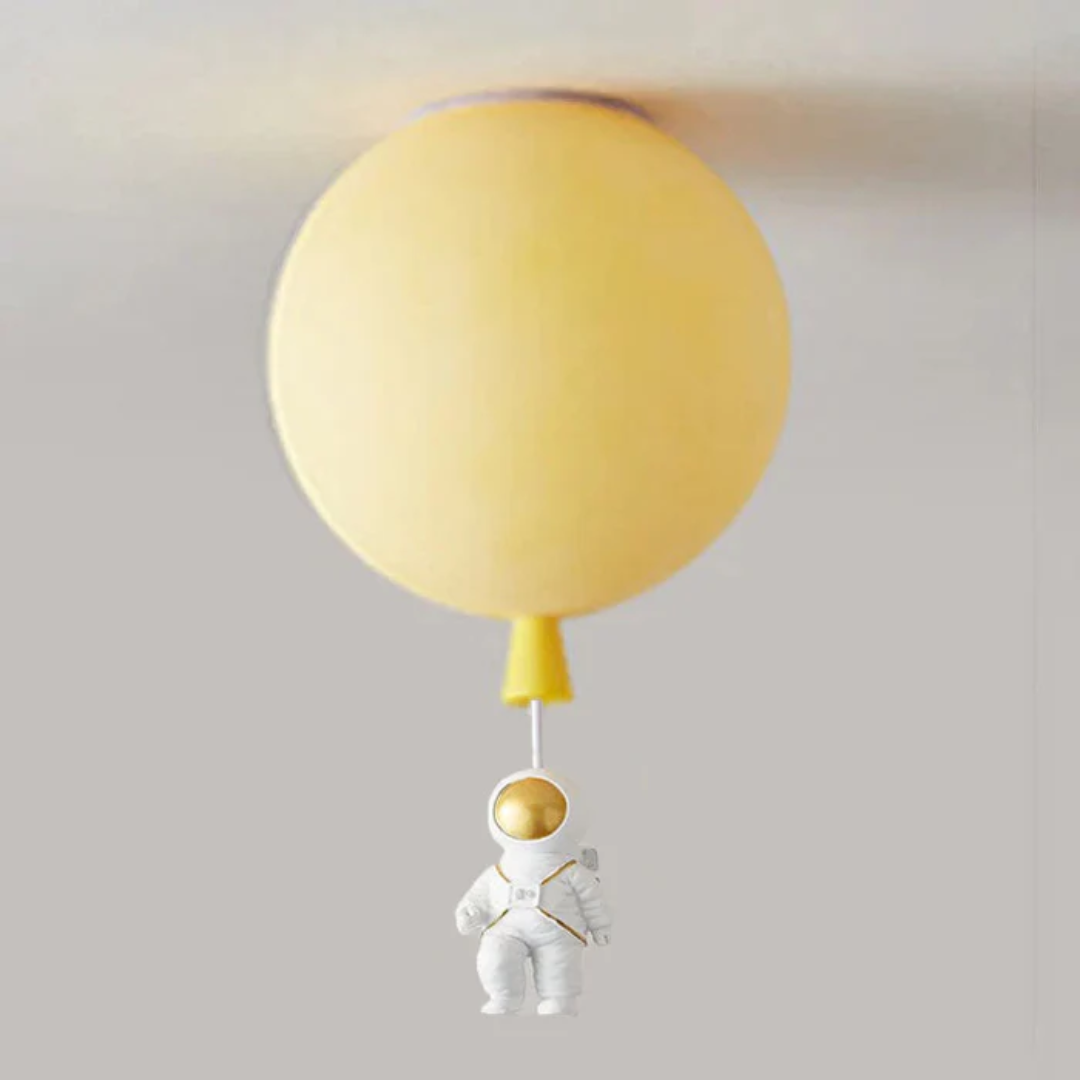 Lampada da soffitto LED per camera dei bambini Trendy Moon/Astronaut - CosmoGlow