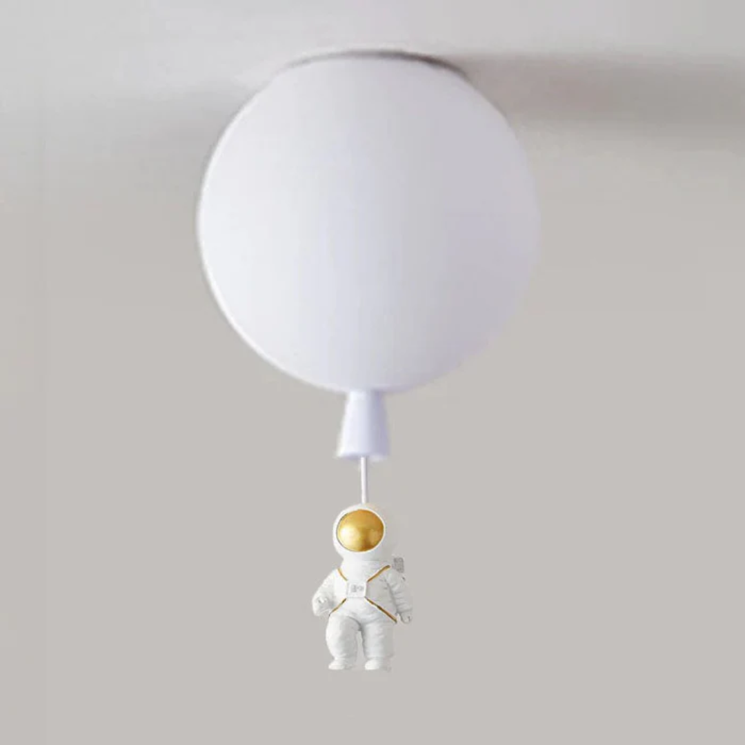 Lampada da soffitto LED per camera dei bambini Trendy Moon/Astronaut - CosmoGlow