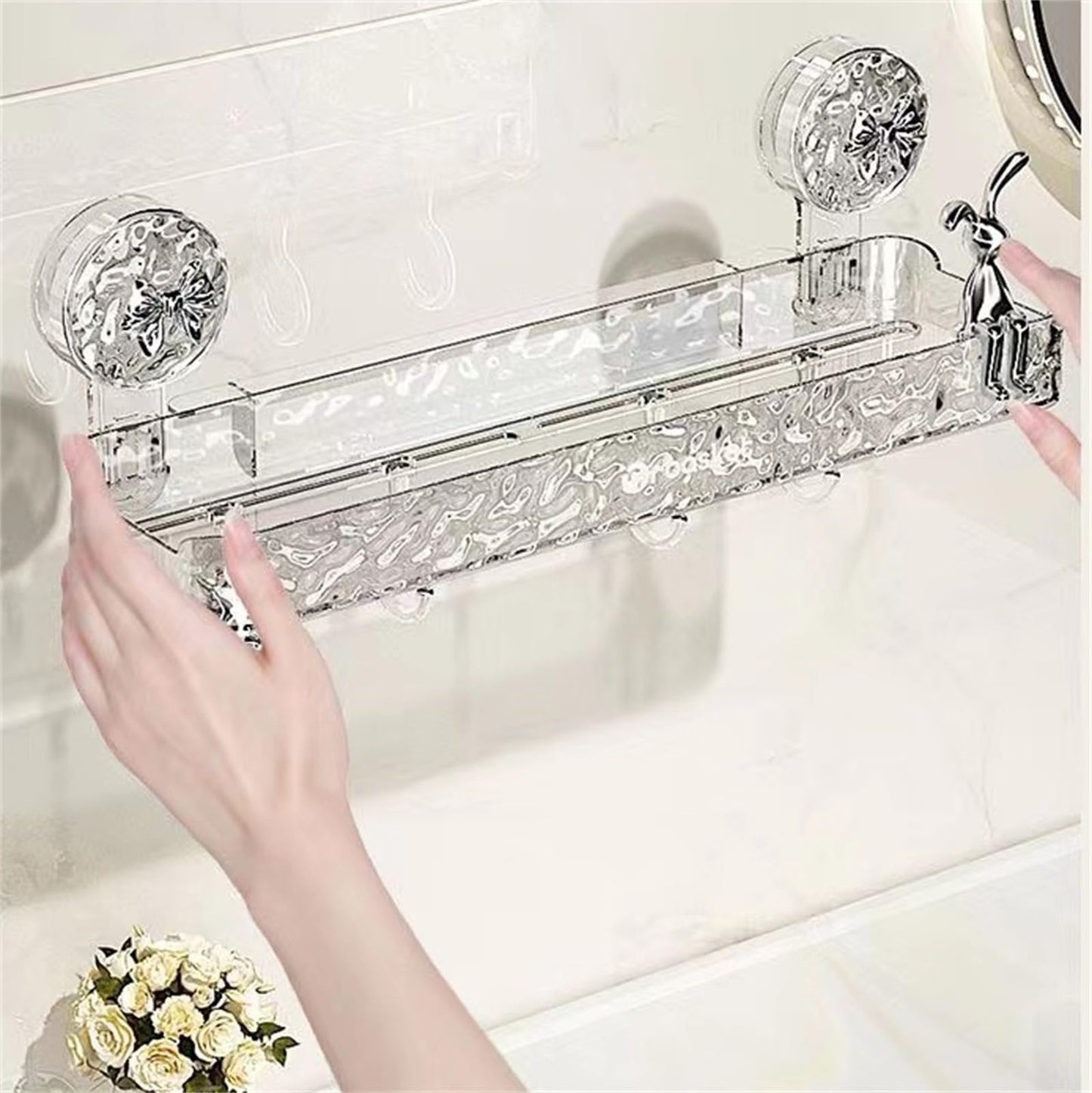 Étagère de rangement légère, luxueuse et sans trous