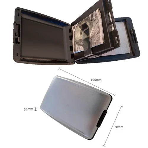 Sichere RFID-Brieftasche für Bargeld und Karten