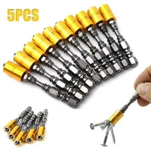 Set of 5 Strong Magnetic Screwdriver Bits