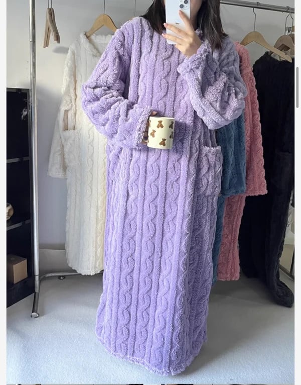 Vreni – Winter Koraal Velours Loungewear
