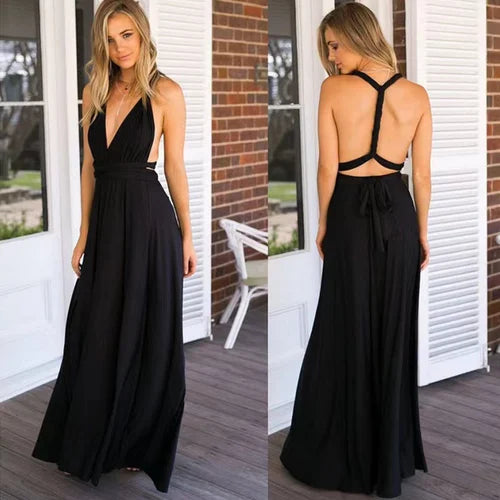 Versatile and Strapless Wrap Dress