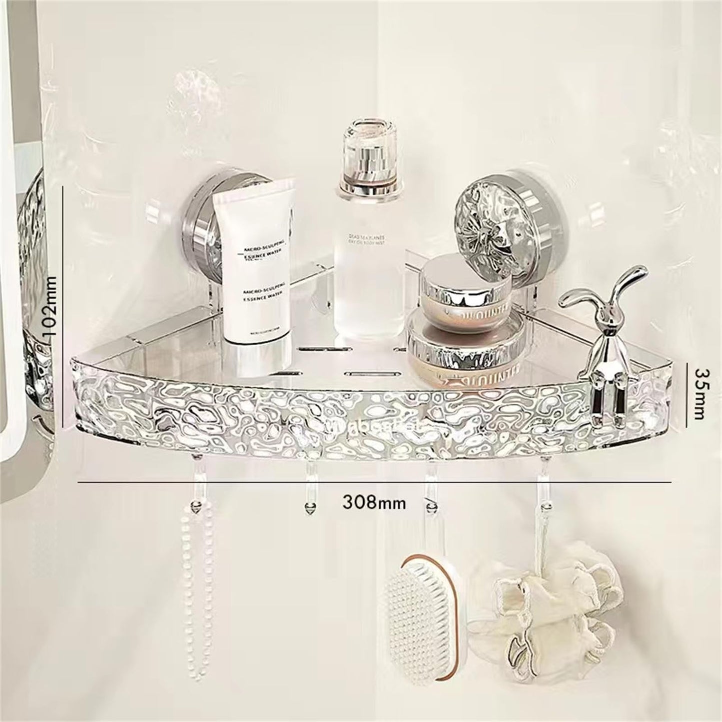 Étagère de rangement légère, luxueuse et sans trous