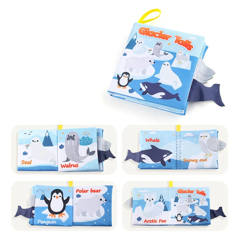 Soft Tail Book™ – Soft Tail Fun - Sensory Animals Baby Booklet