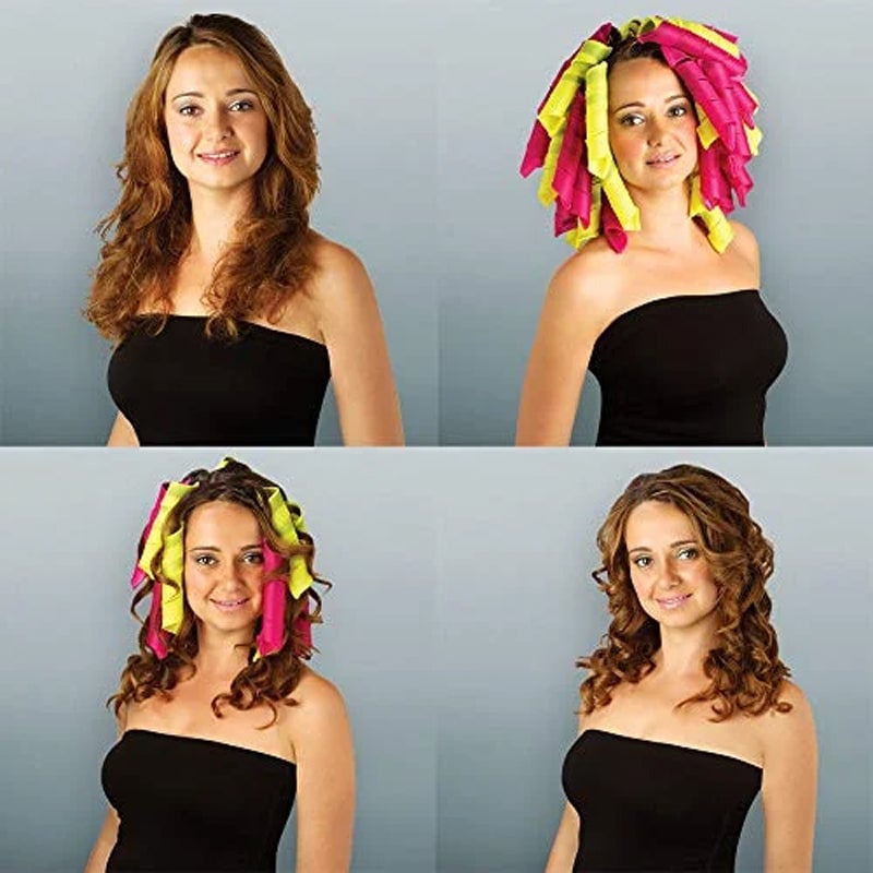CurlCraft™ - Magiske Krølltenger - Varmefri Stylingsett