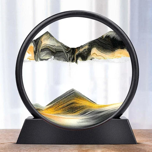 3D Hourglass Deep Sea Sand Landscape