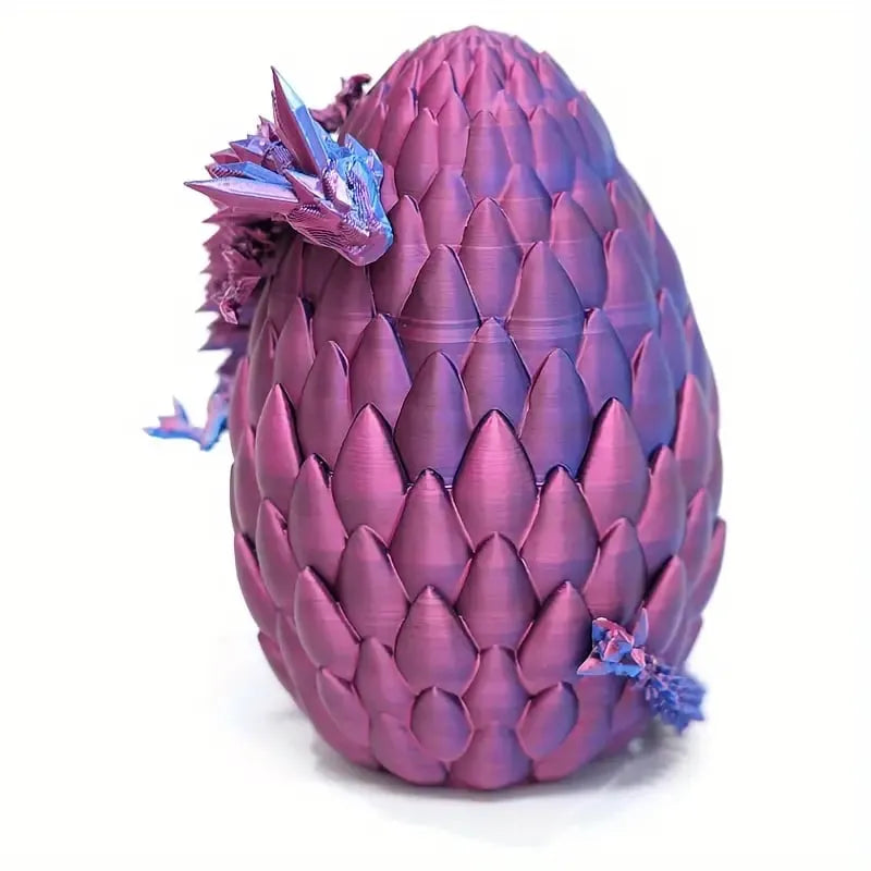 3D-Printed, Articulated Crystal Dragon