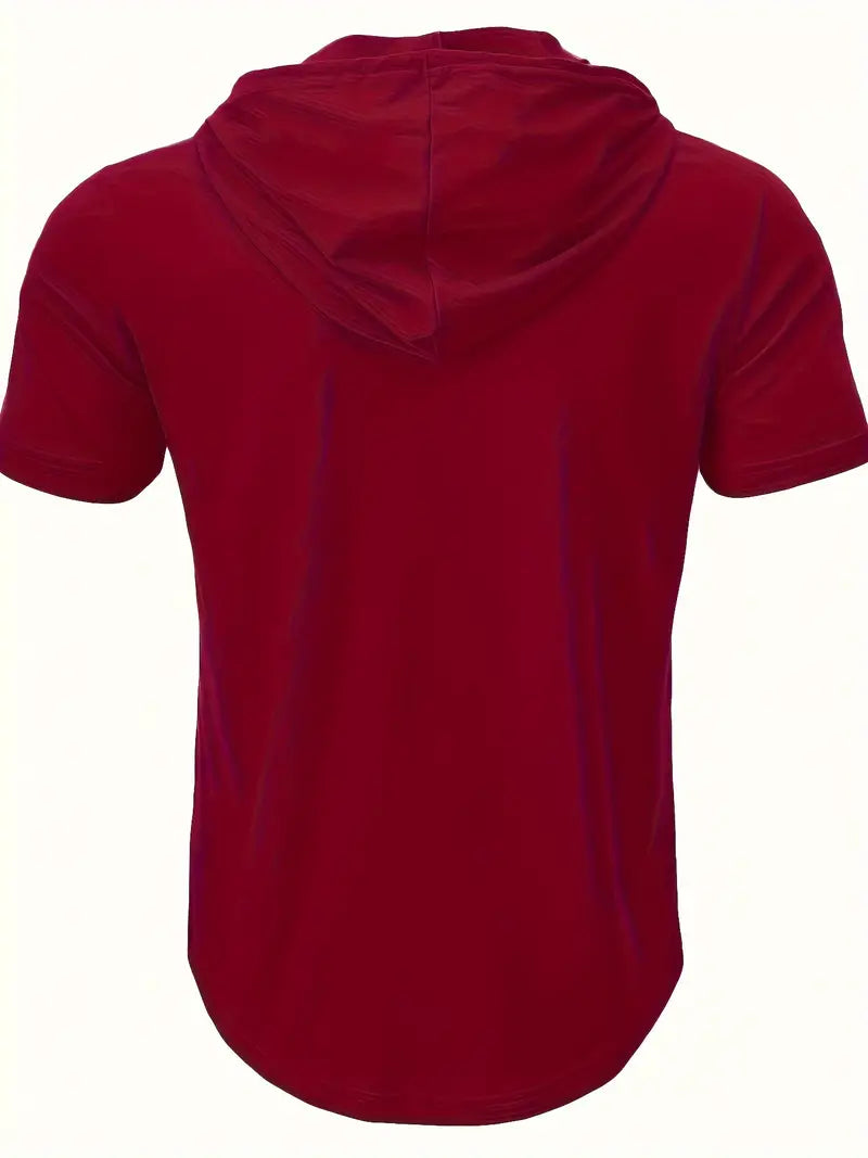 Vivek™ - Korte Mouwen Hoodie Shirt