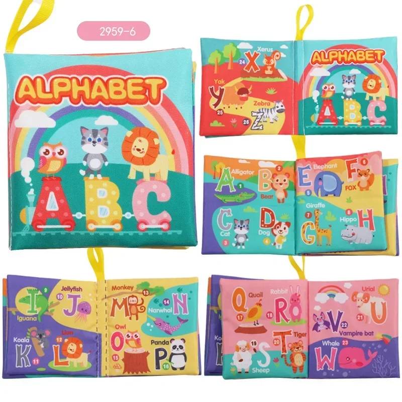 Rattle Book™ - Lyd & Bevægelse - Stofhæfte